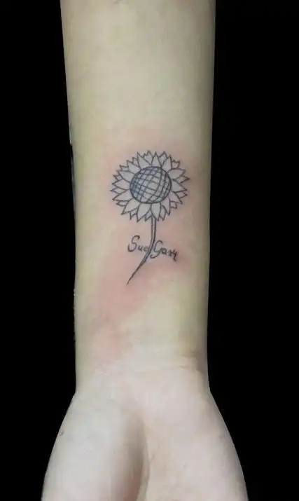 向日葵纹身