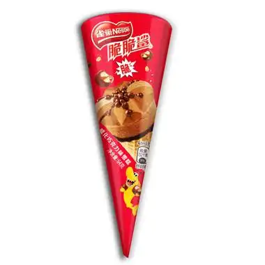 雀巢脆脆鲨威化巧克力味甜筒雪糕64g