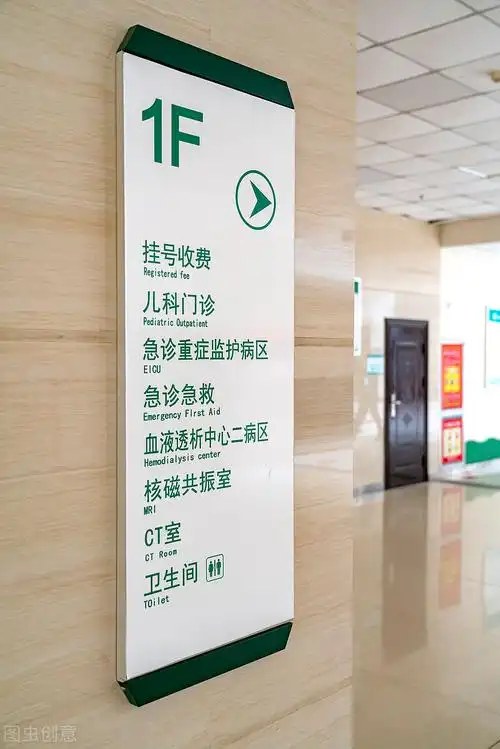医院标识牌医院导视系统医院指示牌案例