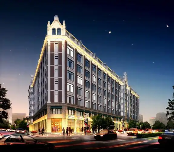 【作品案列】3d66专业室外 丨建筑外立面效果图