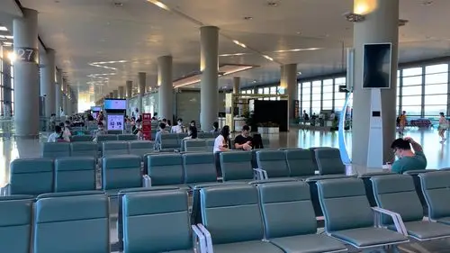 上海虹桥机场t2航站楼候机大厅视频合集第一辑