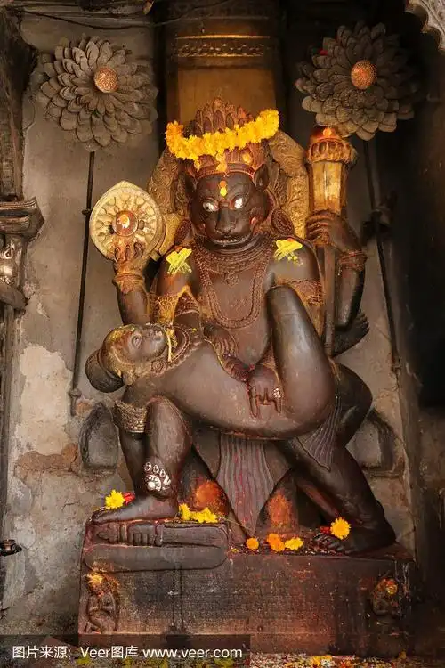 印度神毗湿奴吞噬人,尼泊尔