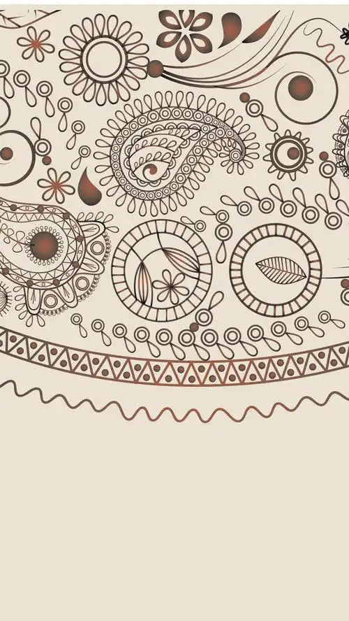 纹理欧式花纹h5背景素材