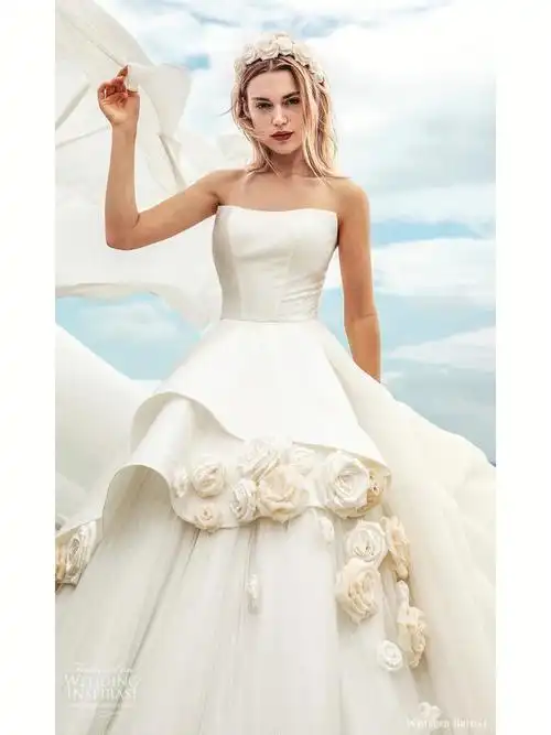 特立独行的摩登新娘小众设计师婚纱