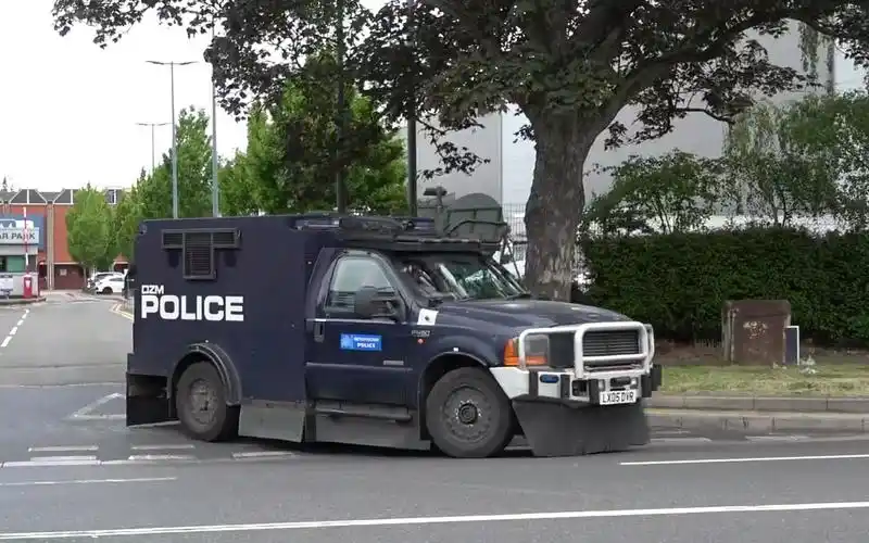 英国大都会警察福特f450 jankel 防弹警车