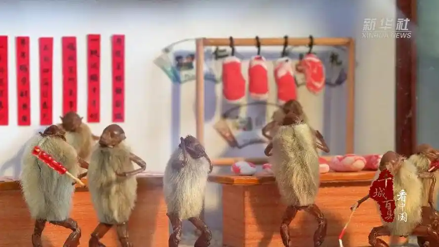 千城百县看中国内蒙古土默特左旗毛猴制作