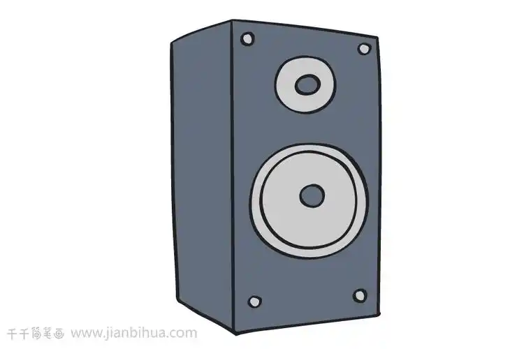 教你画音响简笔画图片