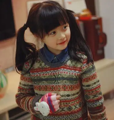 儿童双马尾扎法 儿童双马尾扎发发型