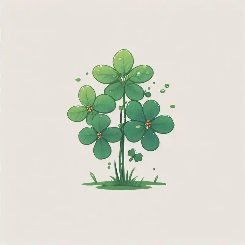 超幸运92四叶草微信头像 哇,这款四叶草微信头像真的太好看啦!