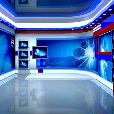 口才主讲墙布天气预报演讲主播新闻联播背景布类