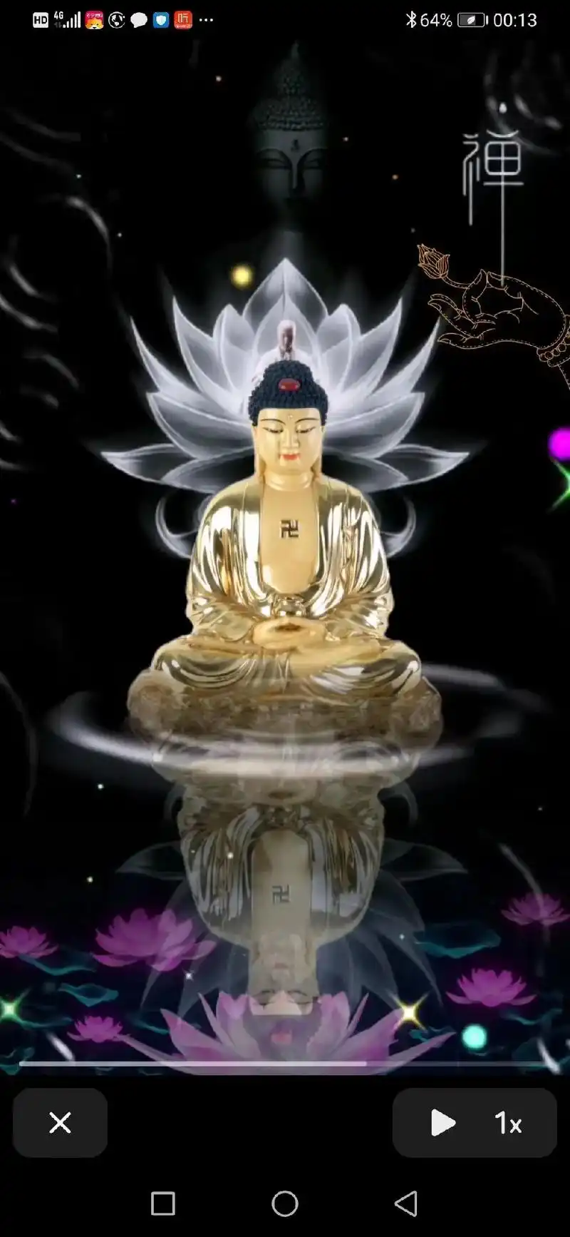 愿生西方净土中,九品莲花为父母,花开见佛悟无生,不退菩萨为伴 - 抖音