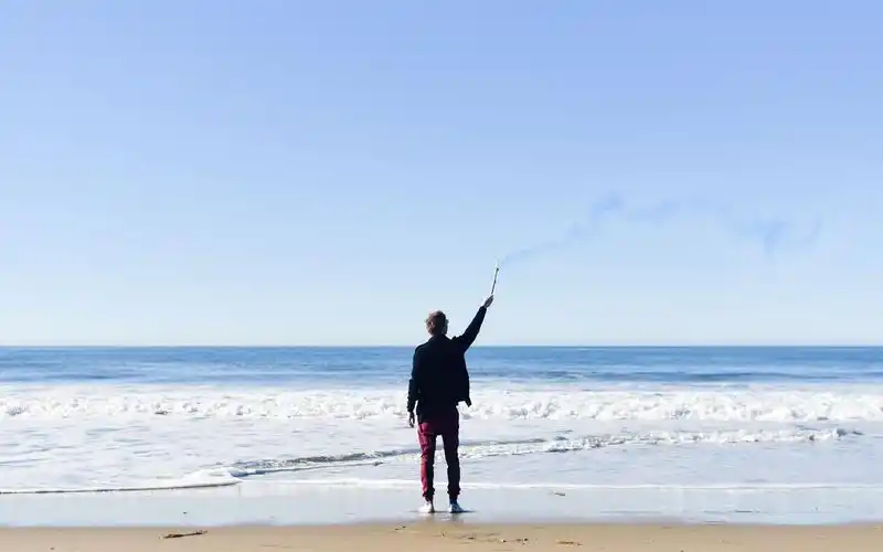 伤感,海边,意境,伤感,美景,电脑壁纸,壁纸又是一个人在海边看风景