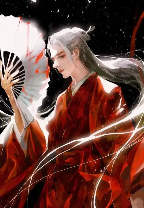 白发红衣美人,一样飒,天窗首领.