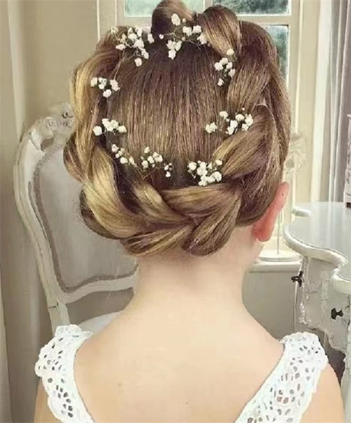 312岁小女孩发型可爱儿童编发大全