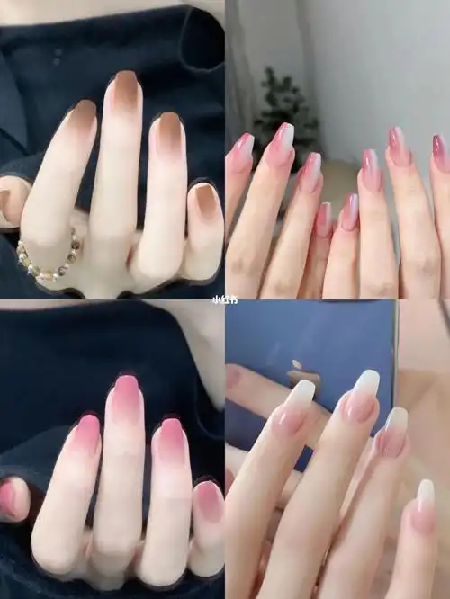 避免指甲长长后的尴尬期#美甲分享  #2022秋季新款美甲  #渐变美甲
