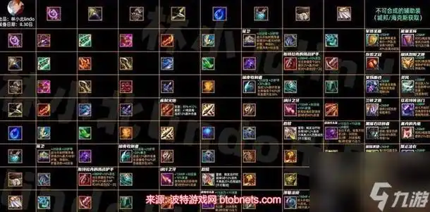 金铲铲之战装备合成图s95装备合成表图鉴大全