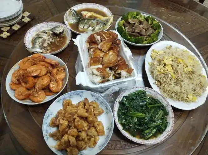 庆祝老妈子生日做的晚餐