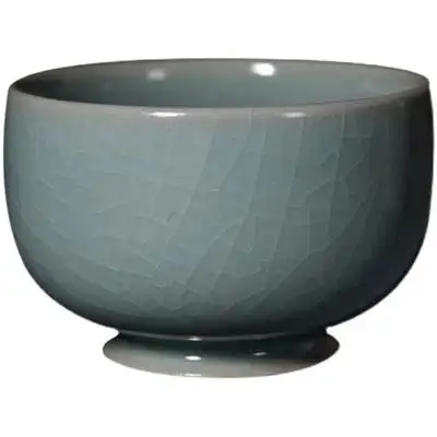 清凉寺仿古釉汝瓷茶杯原产地汝窑主人杯全手工杯品茗杯蝉翼纹