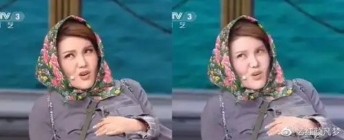 反倒是乌兰图雅在跨界表演的小品《新版超生游击队》中,卸妆之后反倒