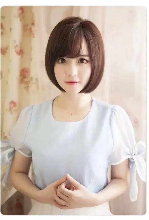 女生修剪清新短头发造型图集 韩版短直发就是这么迷人