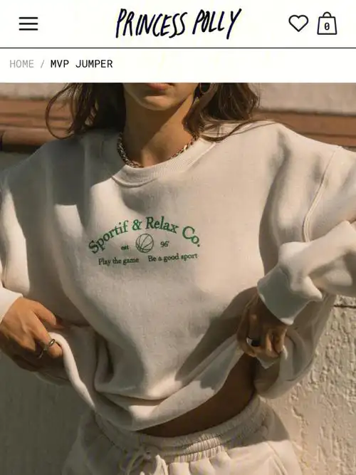 princesspolly宝藏卫衣卫裤套装