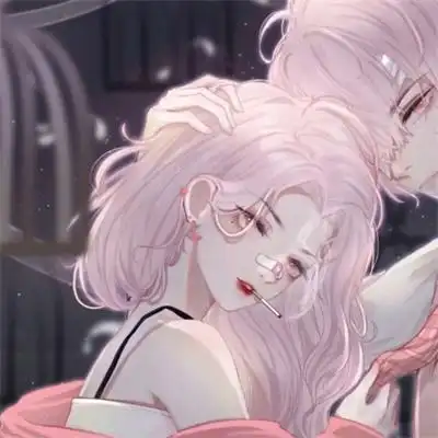 古风情头情侣仙气飘飘头像高清可爱超甜动漫情侣头像图片