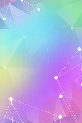 蓝紫渐变色线条梦幻几何简约梦幻几何海报背景