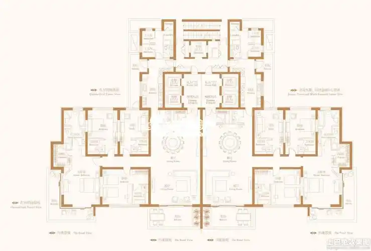 上海汤臣一品户型图大全设计图片赏析