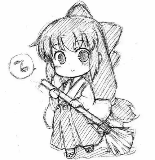 动漫简笔画 动漫简笔画q版