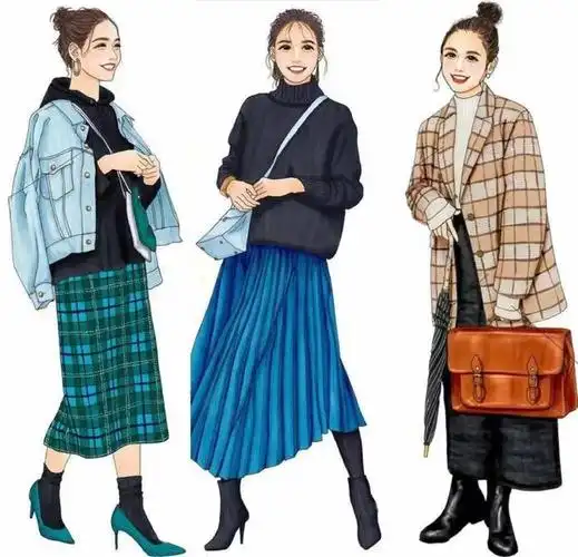 时尚插画师的手绘配色真惊艳早春就该这样穿尽显时髦衣品