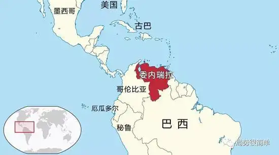 (委内瑞拉的地理位置)