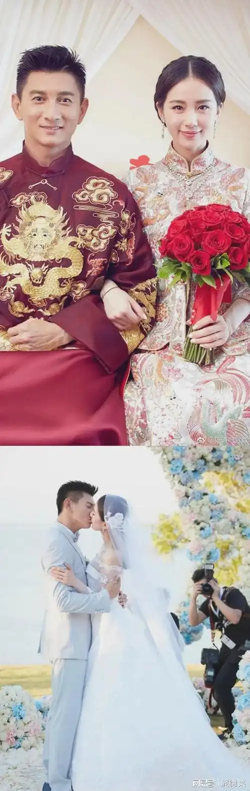 盘点好看的明星婚礼图陈晓头纱吻周杰伦世纪婚礼唐嫣唐艺昕幸福