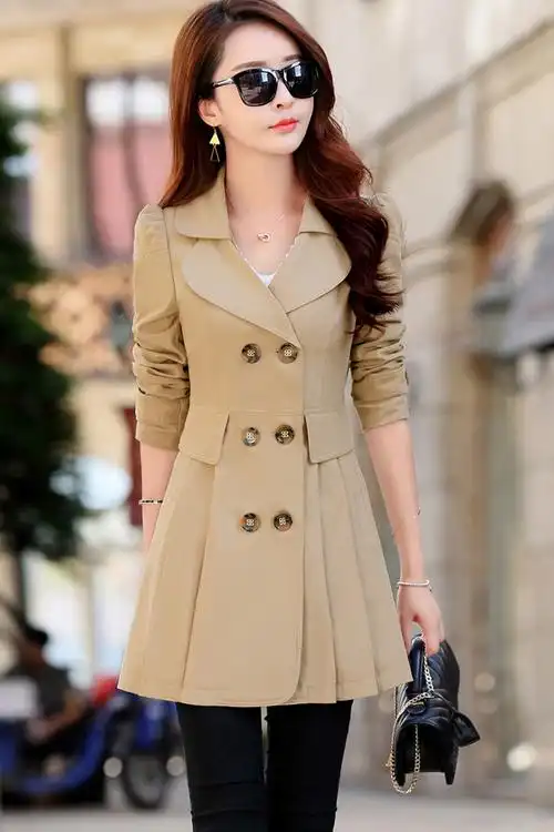 风衣秋天女装衣服30岁显瘦女中秋冬新款春装风衣