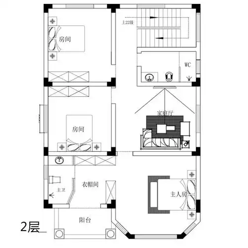 农村风格别墅全套图纸效果图施工图村小