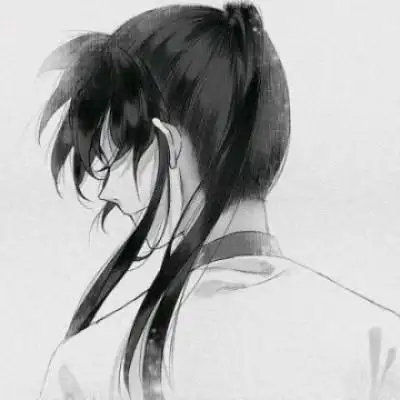 男系古风高冷头像仙风道骨二次元孤独男头像