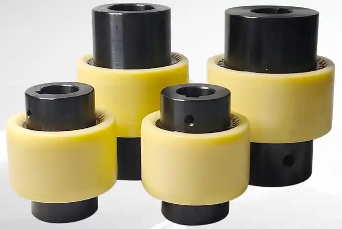 尼龙套齿式联轴器内齿连轴器曲面齿油泵电机连接器 pws nl2 外径55(内