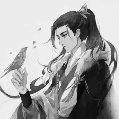 古风头像黑白男