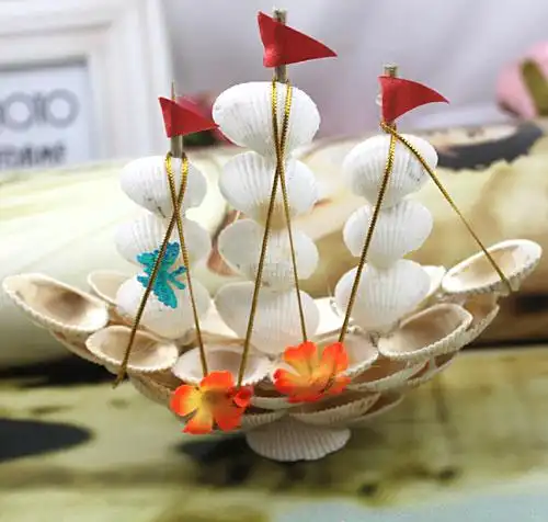 贝壳工艺品贝壳摆件贝壳小礼品(混款)