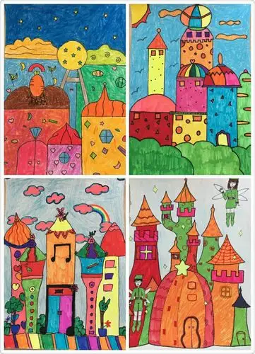 泗阳经济开发区学校 "童心童画"儿童绘画大赛获奖作品