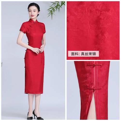 钱塘佳人琼华结婚红色喜婆婆婚宴2022年秋新款高端旗袍