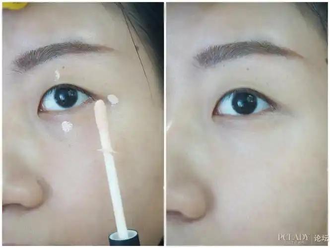 矿物眼部打底膏,用来做提亮遮瑕效果也不错,点到眼睛上要马上涂抹开!