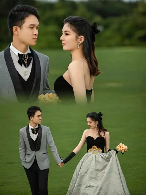 鞠婧祎同款赫本风婚纱照真谁拍谁好看75