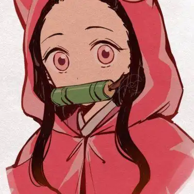 鬼灭之刃 无限列车篇-灶门祢豆子彩色动漫简笔画图片