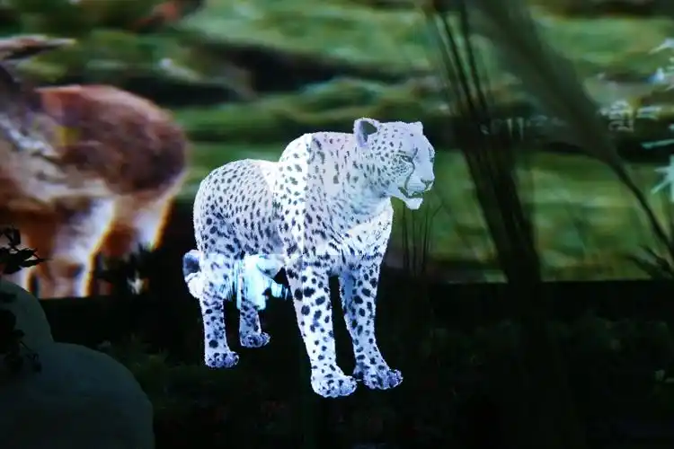 裸眼3d展示,ai翻译… 专家为你揭秘藏博会黑科技   led环形曲面大屏