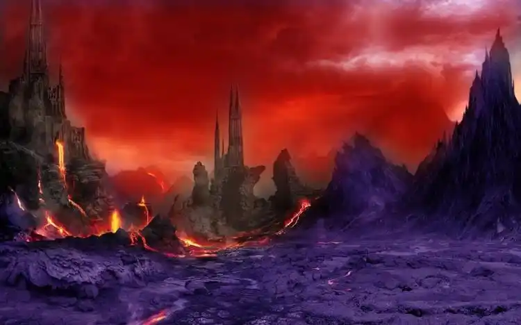 jacksdo动画背景图 高级哑光相纸材质 黄金圣斗士 冥界系列 - 痕风的