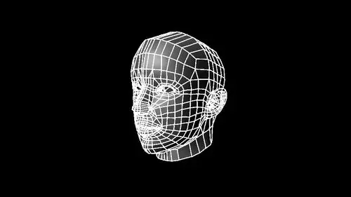 maya3d模型人头三视图