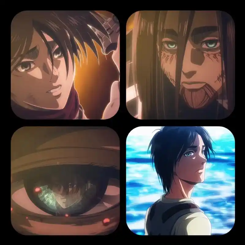 动漫男头 晚安 自由的少年#进击的巨人最终章 #艾伦耶格尔 - 抖音