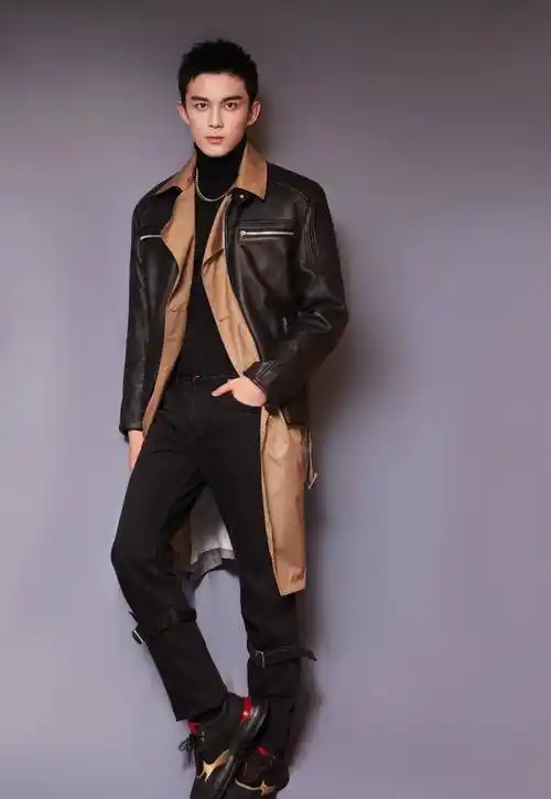 又一大波男明星皮衣穿搭合集来喽 帅气潇洒 时尚酷炫 每一个都喜欢