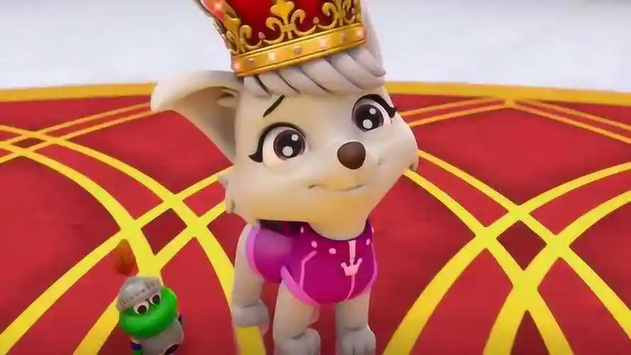 汪汪队立大功:公主为什么要将皇冠戴在甜甜的头上呢