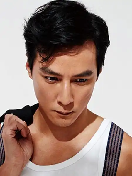 吴彦祖示范长脸男士短发设计,脸型图片,发型图片